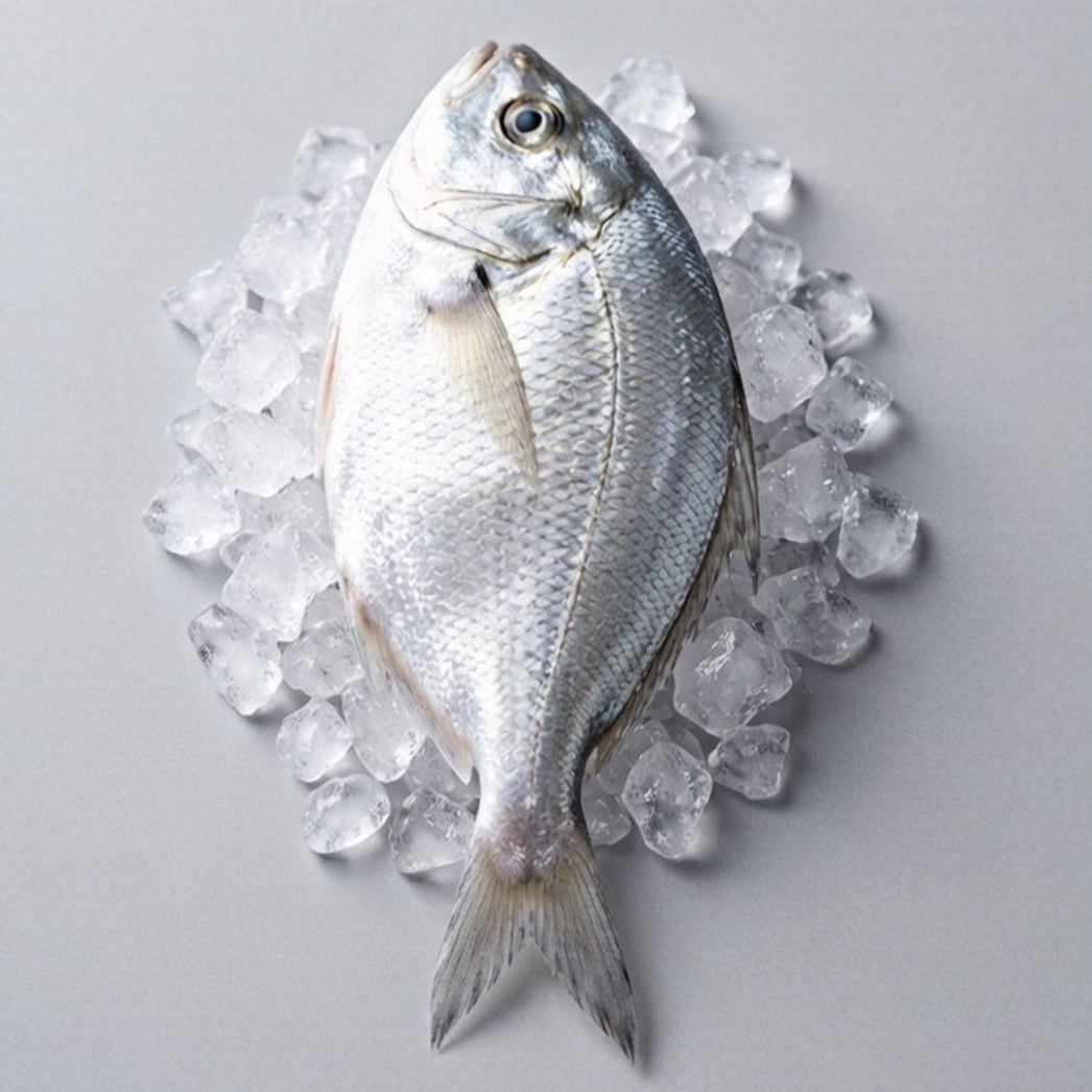 Fresh Silver Pomfret Whole Fish